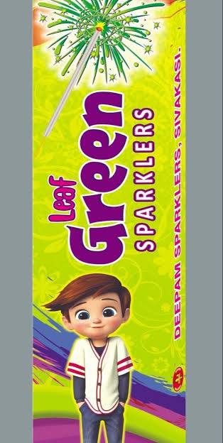 12 CM GREEN SPARKLERS