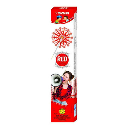 15 CM RED SPARKLERS